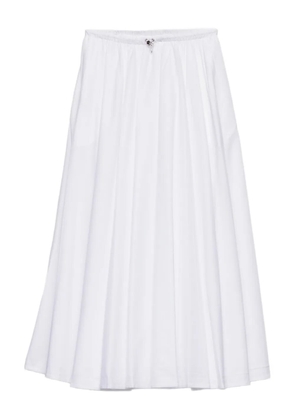 Prada Re-Nylon pleated skirt - White
