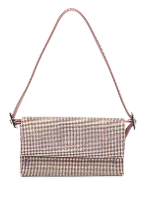 Benedetta Bruzziches Vittissima crystal-embellished shoulder bag - Pink