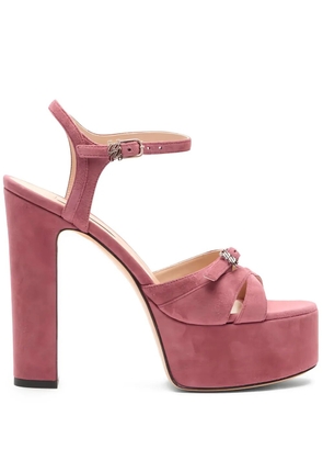 Casadei 80mm Patty platform sandals - Pink