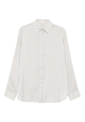 The Row Vanda striped long-sleeve shirt - White