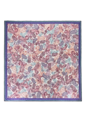 Loro Piana paisley-print scarf - Blue