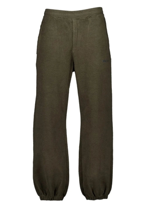 Alexander McQueen logo trousers - Green