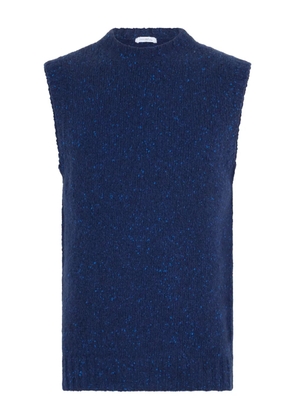 Malo sleeveless speckled vest - Blue