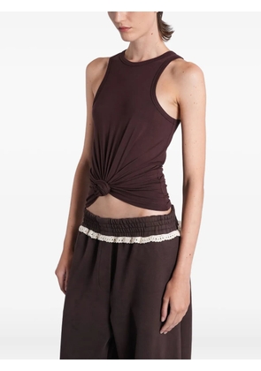 Magda Butrym knotted tank top - Brown