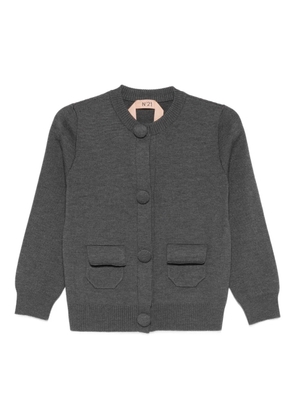 Nº21 button-up cardigan - Grey