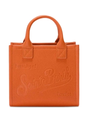 MC2 Saint Barth mini embossed-logo tote bag - Orange