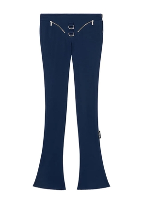 Off-White zip heavy jersey trousers - Blue