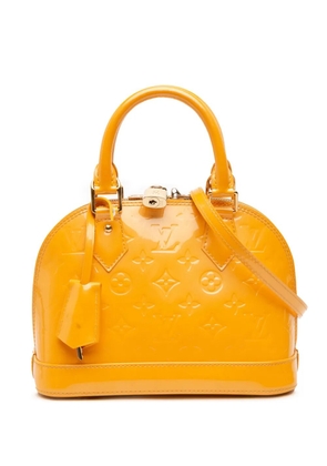 Louis Vuitton Pre-Owned 2012 Monogram Vernis Alma BB satchel - Yellow