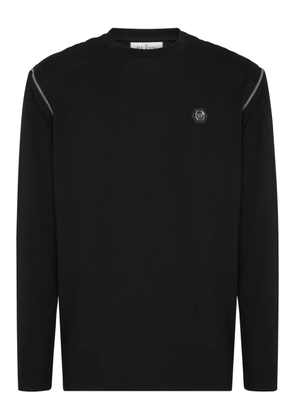 Philipp Plein zip-detail T-shirt - Black