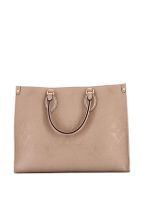 Louis Vuitton Pre-Owned OnTheGo Monogram Empreinte Giant MM tote bag - Neutrals