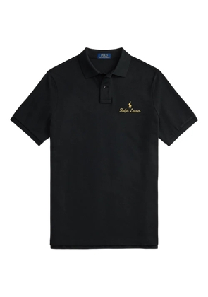 Polo Ralph Lauren embroidered-logo polo shirt - Black