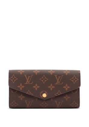 Louis Vuitton Pre-Owned 2021-2025 Monogram Portefeuille Sarah Wallet long wallets - Brown