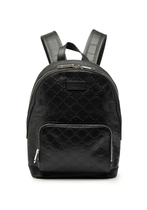 Gucci Pre-Owned 2000-2015 Guccissima backpack - Black