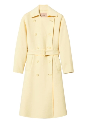 TWINSET double-breasted coat - Yellow