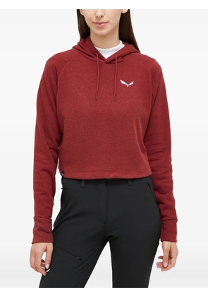 Salewa logo-detail hoodie - Red