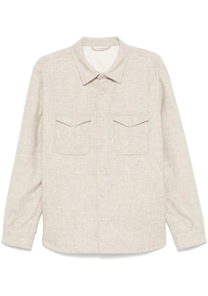 ERALDO padded shirt - Neutrals