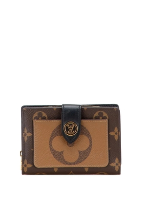 Louis Vuitton Pre-Owned 2020 Monogram Giant Reverse Juliette Wallet small wallets - Brown