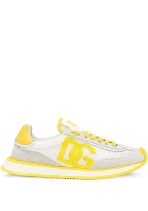 Dolce & Gabbana DG Cushion mixed-material sneakers - White