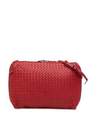 Bottega Veneta Pre-Owned 2012-2025 Large Nappa Intrecciato Nodini crossbody bag - Red