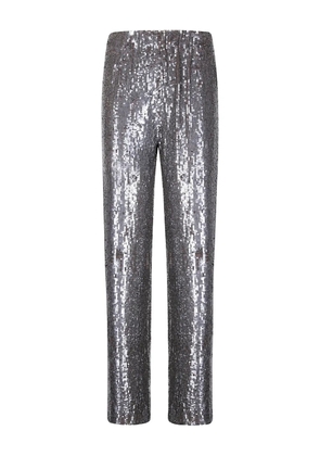 P.A.R.O.S.H. sequin-embellished trousers - Silver