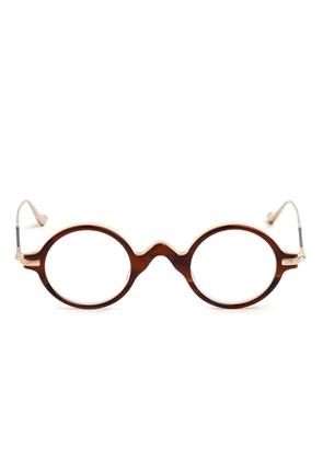 Matsuda The Life Saver round-frame glasses - Brown