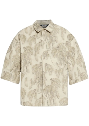 Jacquemus banana-jacquard shirt - Neutrals