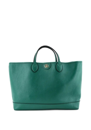 Gucci Pre-Owned Ophidia Top Handle Shopping Leather Medium tote bag - Green