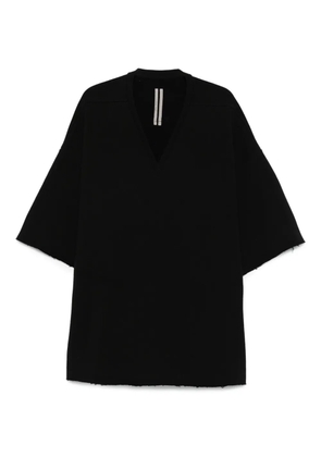 Rick Owens V-neck T-shirt - Black