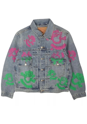 Denim Tears Bstroy Tears Type-2 denim jacket - Blue