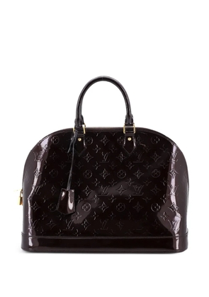 Louis Vuitton Pre-Owned Alma Handbag Monogram Vernis GM satchel - Purple