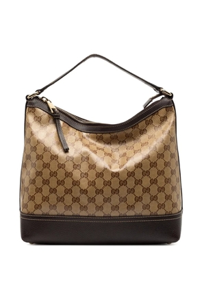 Gucci Pre-Owned 2000-2015 GG Crystal shoulder bag - Brown