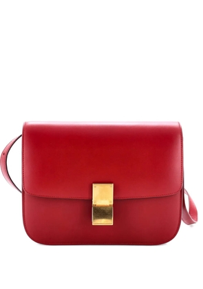 Celine Pre-Owned Classic Box Bag Smooth Leather Medium crossbody bag - Red
