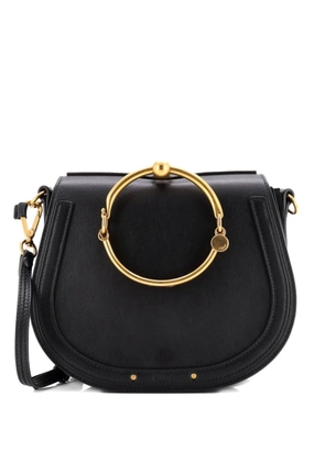 Chloé Pre-Owned Nile Leather Medium crossbody bag - Black
