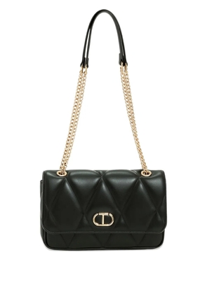 TWINSET medium quilted shoulder bag - Black