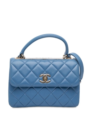 CHANEL Pre-Owned 2019 Small Quilted Lambskin Trendy CC Flap satchel - Blue