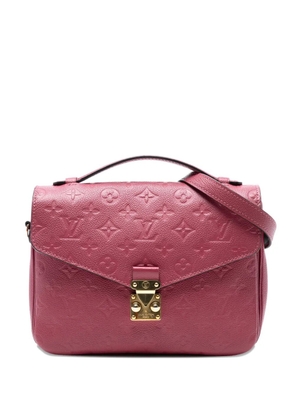 Louis Vuitton Pre-Owned 2017 Monogram Empreinte Pochette Metis satchel - Pink