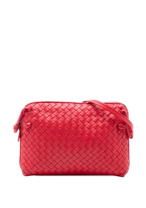 Bottega Veneta Pre-Owned 2012-2025 Nappa Intrecciato Nodini crossbody bag - Red