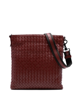 Bottega Veneta Pre-Owned 2012-2025 Nappa Intrecciato crossbody bag - Red
