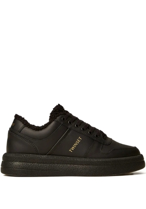 TWINSET lace-up sneakers - Black