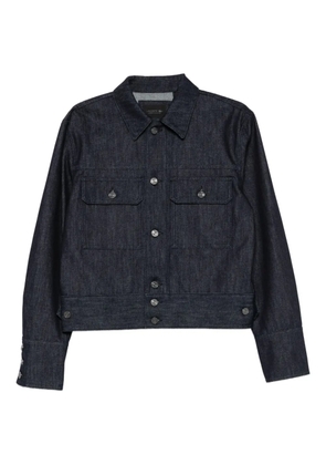 Lacoste long-sleeved denim jacket - Blue