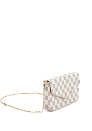 Louis Vuitton Pre-Owned Felicie Pochette Damier crossbody bag - White