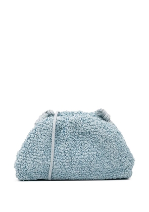 Bottega Veneta Pre-Owned 2012-2025 Boucle Curly Raffia The Mini Pouch crossbody bag - Blue