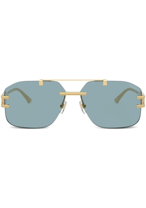 Versace Eyewear pilot-frame sunglasses - Gold