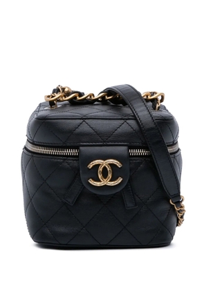 CHANEL Pre-Owned 2021-2025 Small CC Lambskin Vanity Case crossbody bag - Black
