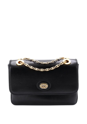 Gucci Pre-Owned Marina Chain Flap Bag Leather Small crossbody bag - Black