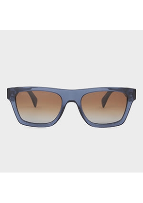 Paul Smith Transparent Blue 'Morrel' Sunglasses Multicolour