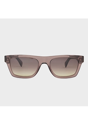 Paul Smith Transparent Brown 'Morrel' Sunglasses Multicolour