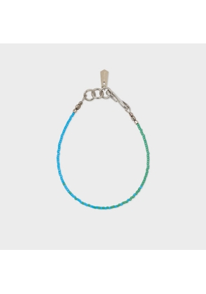 Paul Smith Turquoise and Green Beaded Bracelet Multicolour