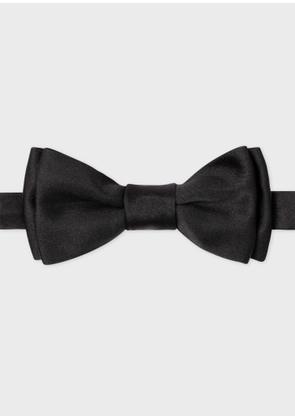 Paul Smith Black Pre-Tied Silk Bow Tie