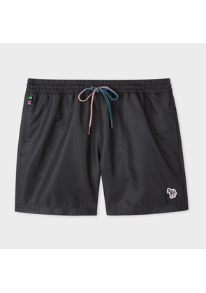 Paul Smith Black Zebra Logo Swim Shorts